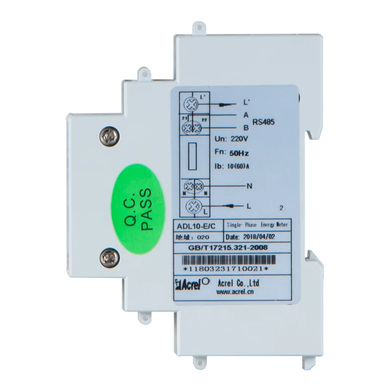 mini digital single phase pole active power factor energy KWH kilo watt hour power meter 5(32)A 220V 50HZ with modbus/RS485