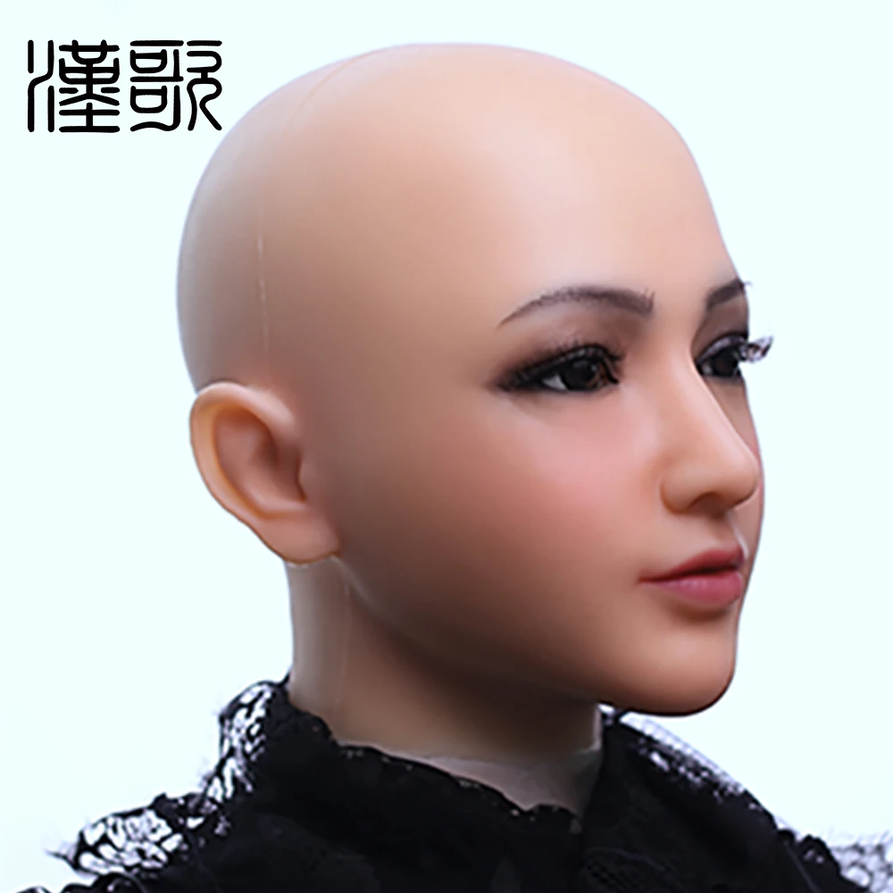 NEW Claire Disguise Masquerade For Man Feminine Silicone Female Headwear Realistic Goddess Face For Halloween Crossdresser