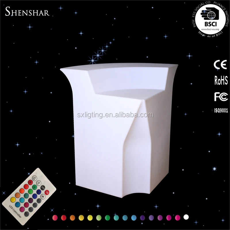 
Cheap glowing bar furniture LED portable bars/LED counter top bar/Portable LED light bar counter 