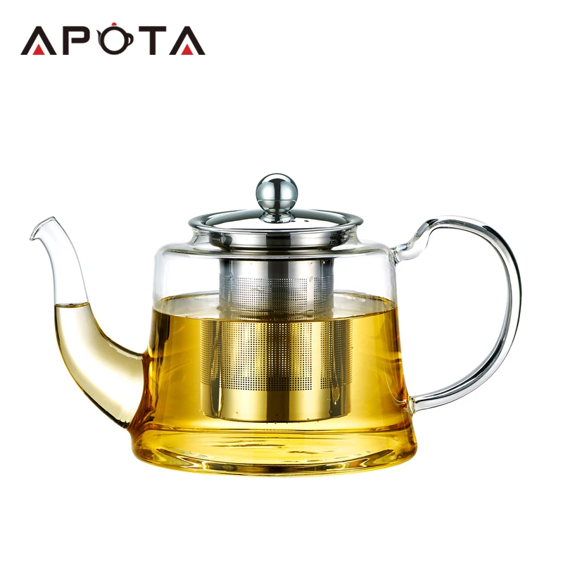 High Borosilicate Glass Teapot 500ML 800ML 1200ML
