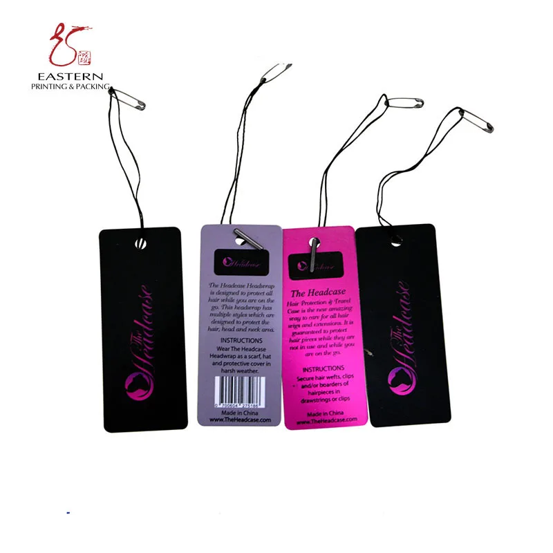 Пользовательские бумажные подвесные бирки для одежды и бумажные бирки для одежды с принтом