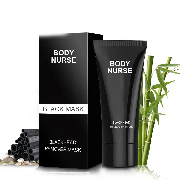 Private Label blackhead Peel Off Bamboo Charcoal Face Mask OEM Black Head removal peeling Mask