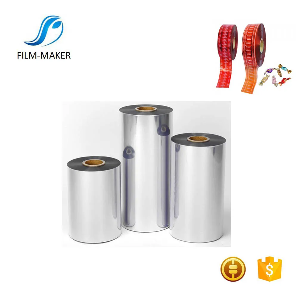 Metallized Twist PVC Wrap Film With Colours