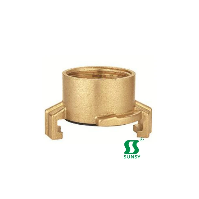 ss20020 Brass pipe fitting Hexagonal union nipple plug blanking elbow equal tee female thread quick connection geka