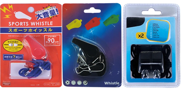 Cheap Sports Training Safty Security Dog Training Plastic Referee Whistle