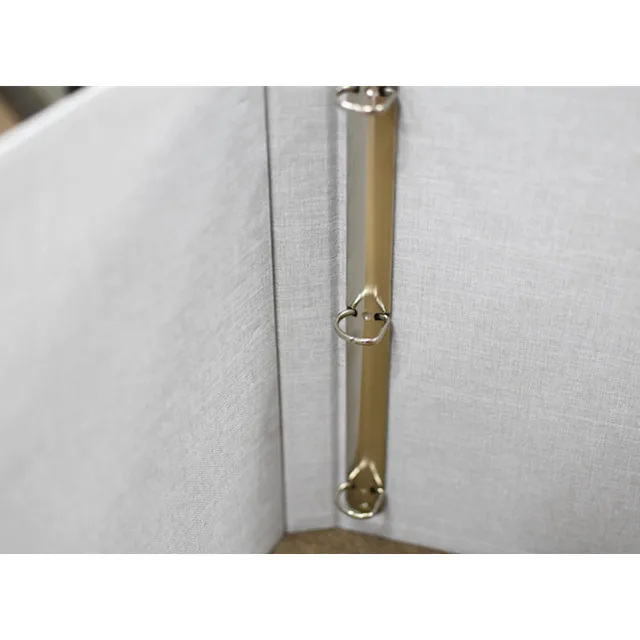 Высокое качество 3-D кольцо для хранения банкнот 2 дюйма папка документов A4 размер ткани связующее