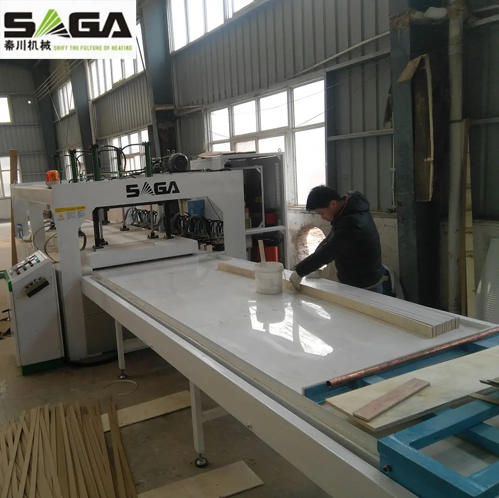 High Frequency Automatic Laminated Wood Machine HF Edge Joining Machine