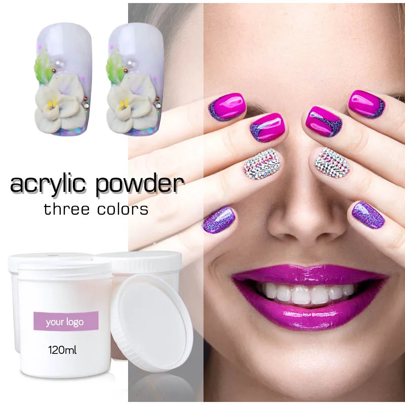 new trending product wholesale monomer acrylic nails powder with 129colors
