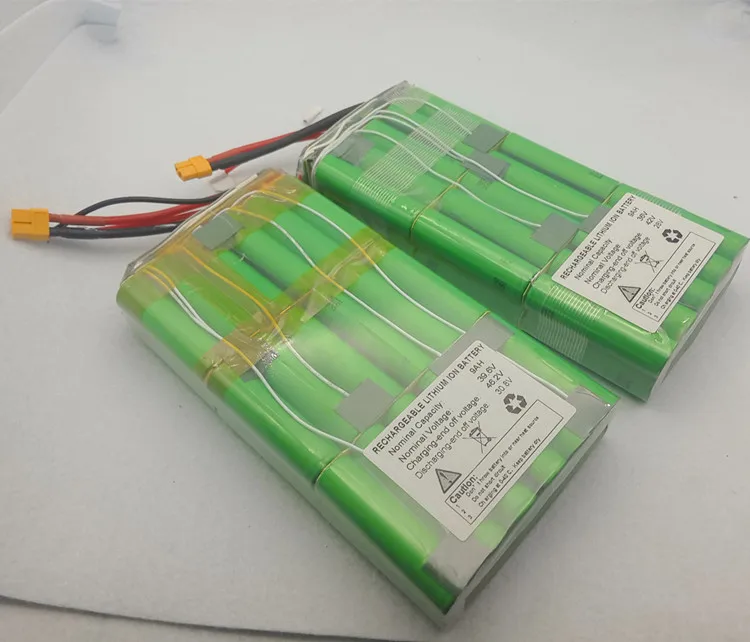 lithium polymer battery 36v 10ah, 18650 36v 10ah rechargeable lithium ion battery , 36 volt electric bike battery with BMS
