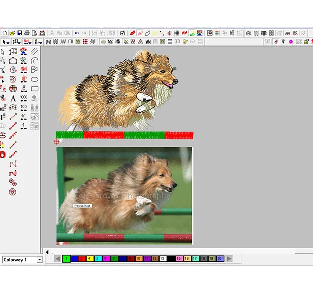 
Senior Designer Fast High-quality Machine Embroidery Digitizing Custom Any Designs Logo Patch Hot-sale Hook And Loop Design 