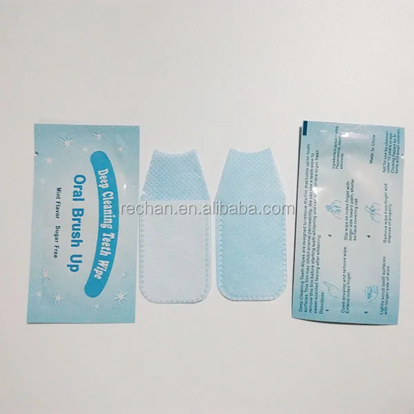 Finger teeth whitening swabs mouth tray dental brush
