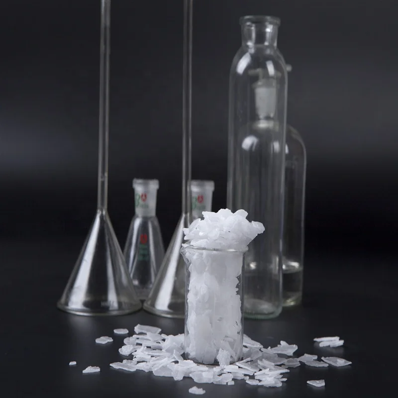 
Factory 98.5% and 99% NaOH Solid Sodium Hydroxide Caustic Soda Flakes 99% for Vietnam market 