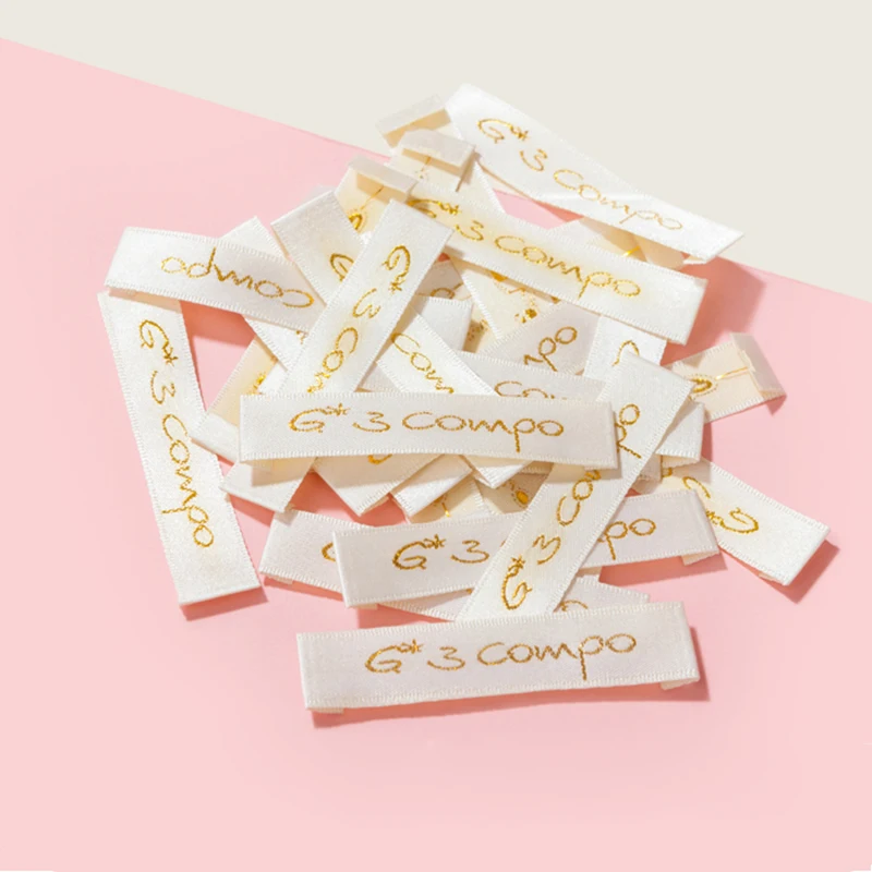 Garment accessories high density custom woven label