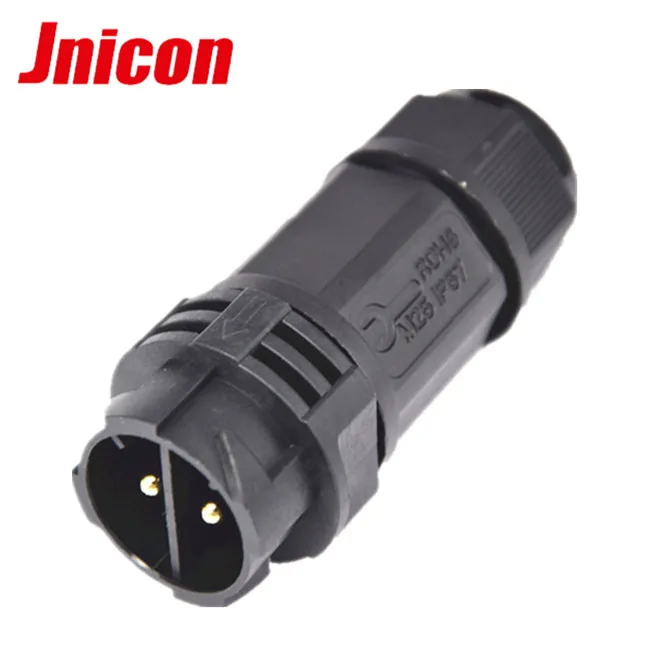 Jnicon M25 3 pin power 9 pin signal waterproof Connector plugs and sockets