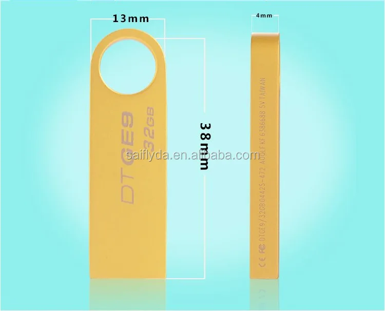 
Real Capacity 2g 4g 8g 16g 32g 64GB Gift Metal USB Flash Drive Flash Stick Wholesale 