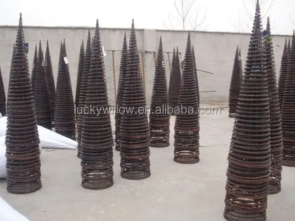 Wicker camping house / wicker garden decoration --- flower stand & planter