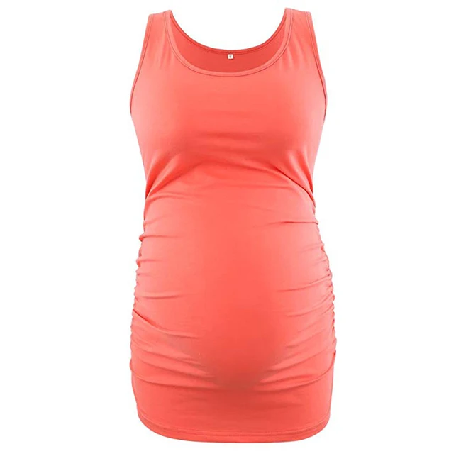 Летний высококачественный Топ без рукавов для беременных от производителя