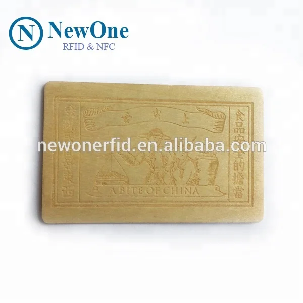 
RFID Smart card NFC Bamboo Wood Magnetic Stripe Business Card Rfid wood card 