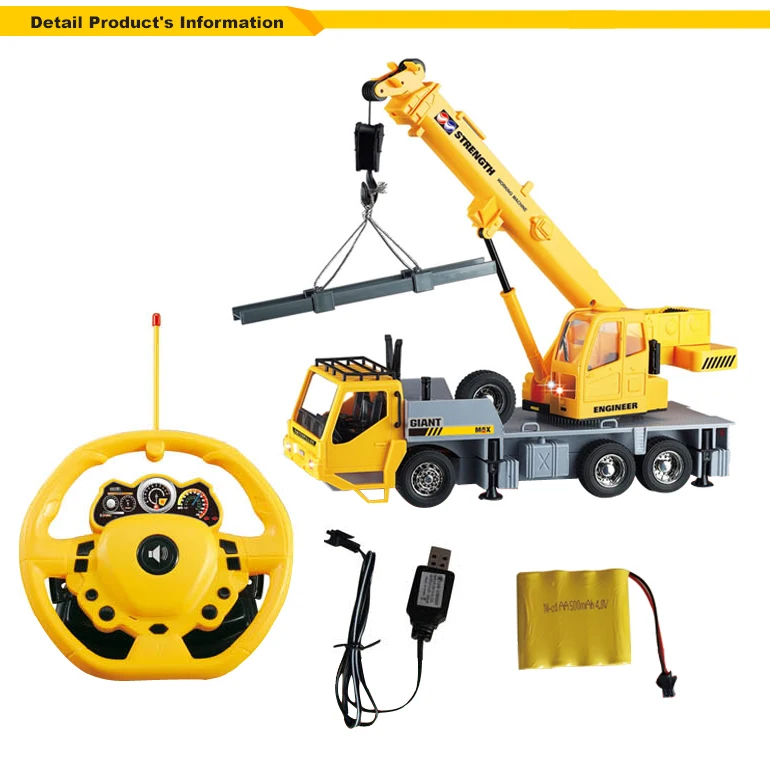1:24 toy truck plastic radio control toy truck crane OC0295258