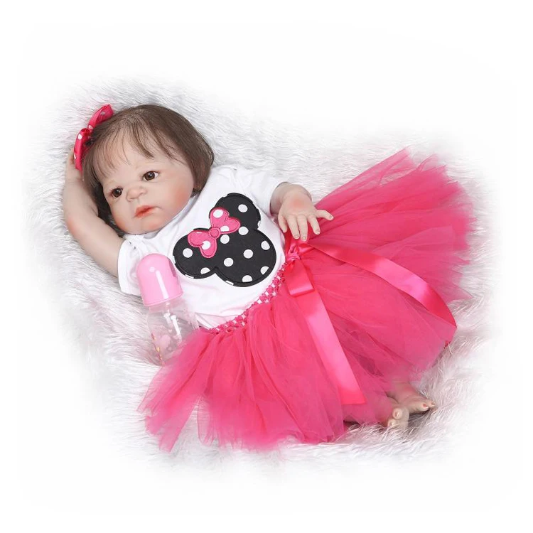 full adult toys flowers girl cutest silicone reborn baby dolls with hair