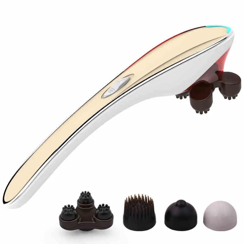 LUYAO LY-631As Factory price handheld massage device cordless body vibrator massager