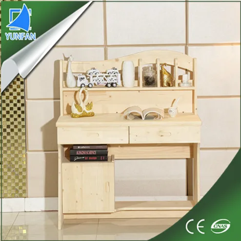 living room furniture wooden wooden computer desk with bookshelf