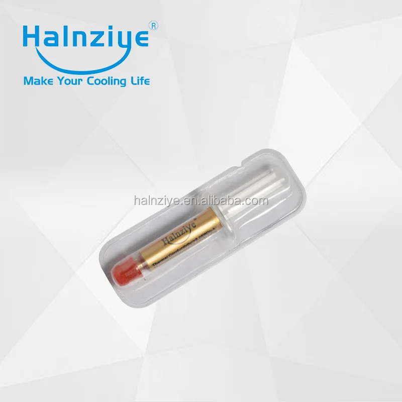 
HY610 Gold thermal silicone short syringes based grease compound paste 