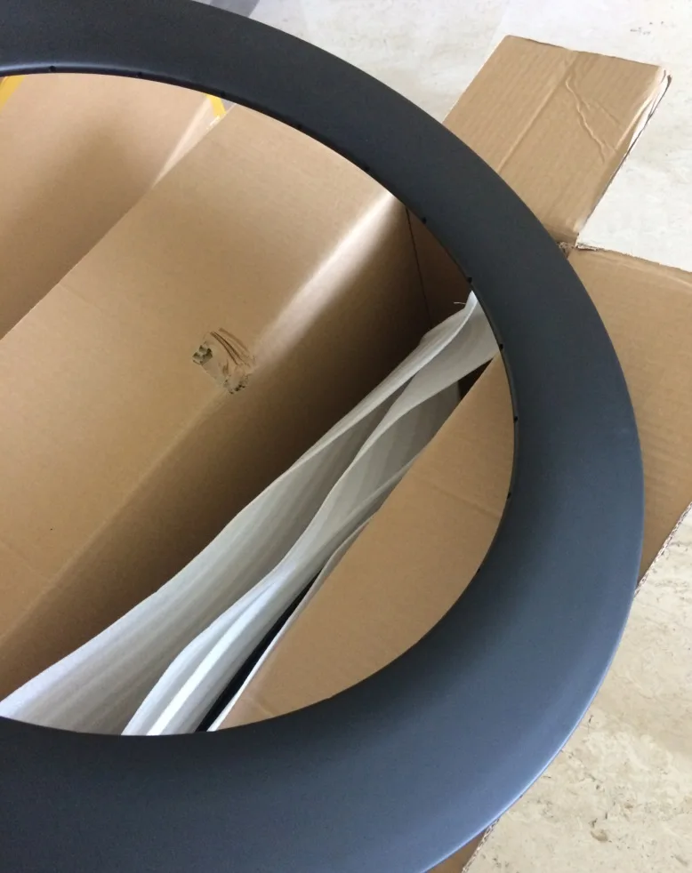 Carbon 700C Clincher ERD 469mm width 23mm depth 88mm carbon road bicycle wheel rim