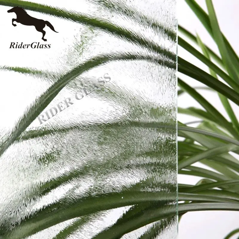 3.5/4/5/5.5mm CE & ISO9001 Accredited Clear Flora Figured Glass