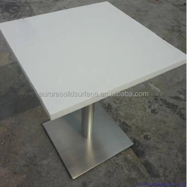 Изготовленный На Заказ обеденный стол из искусственного кварца с каменной столешницей для mcдональда/столешница из кварца для бара