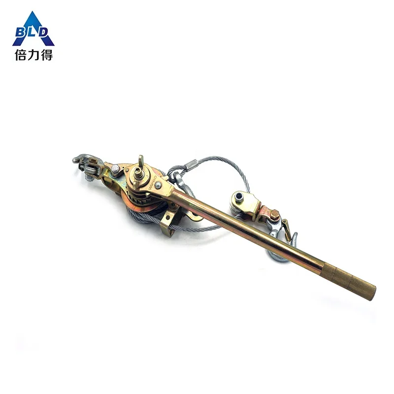 Electrical manual ratchet wire rope puller hand cable puller winch