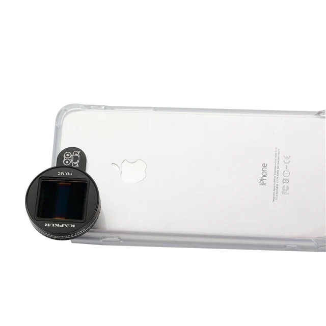Kapkur anamorphic lens for mobile phone making widescreen film