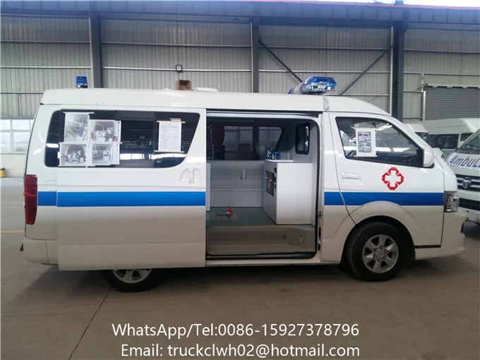 Senegal brand new cheap JINBEI mini ambulance