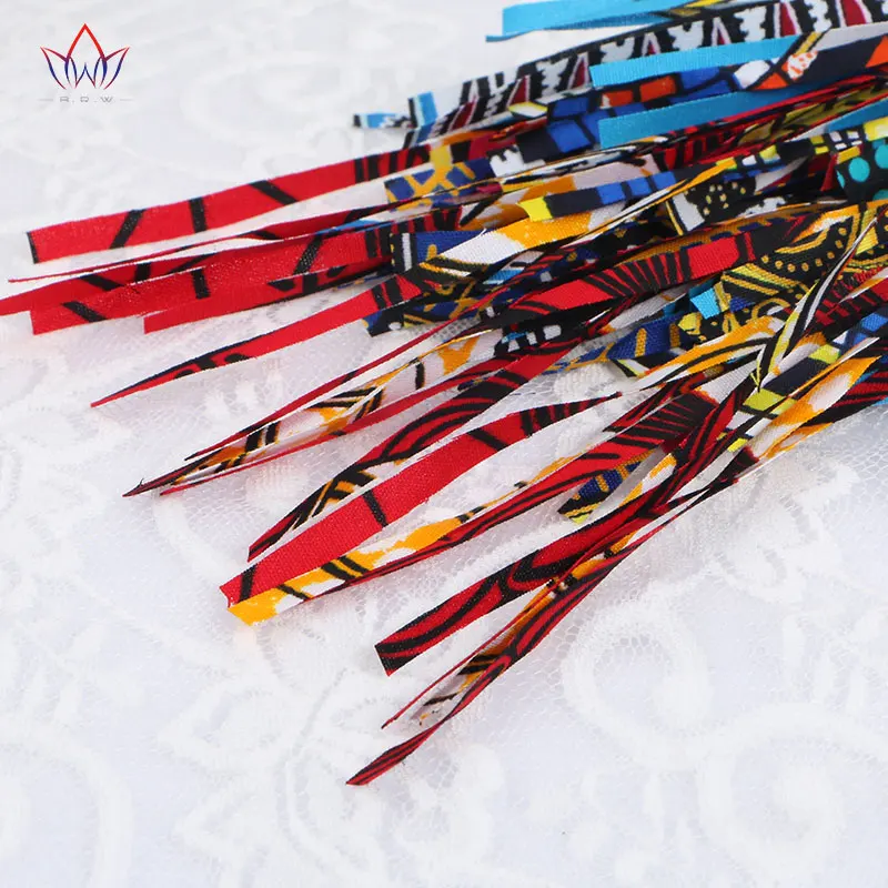 BRW 2019 тканевые серьги ручной работы с кисточками в стиле бохо длинные серьги Африканские Этнические Анкара ювелирные изделия ручной работы африканские серьги WYB129