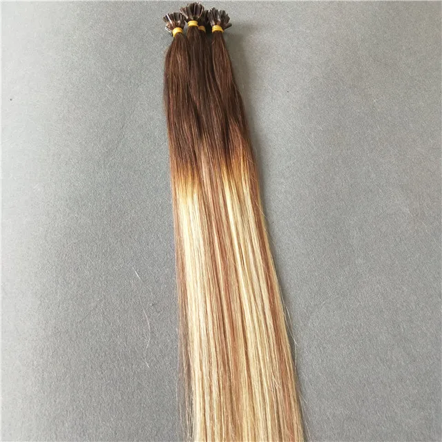1g strand all colors goo quality human nail tip keratin hair extension