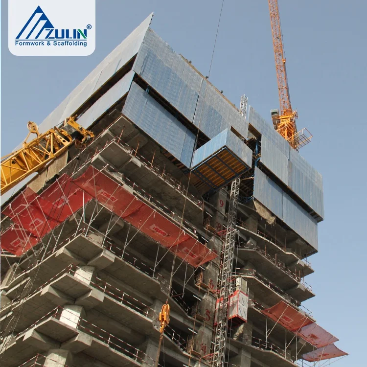 ZULIN RCS Protection Panel Steel Construction Formwork Self-Climbing Scaffolding System