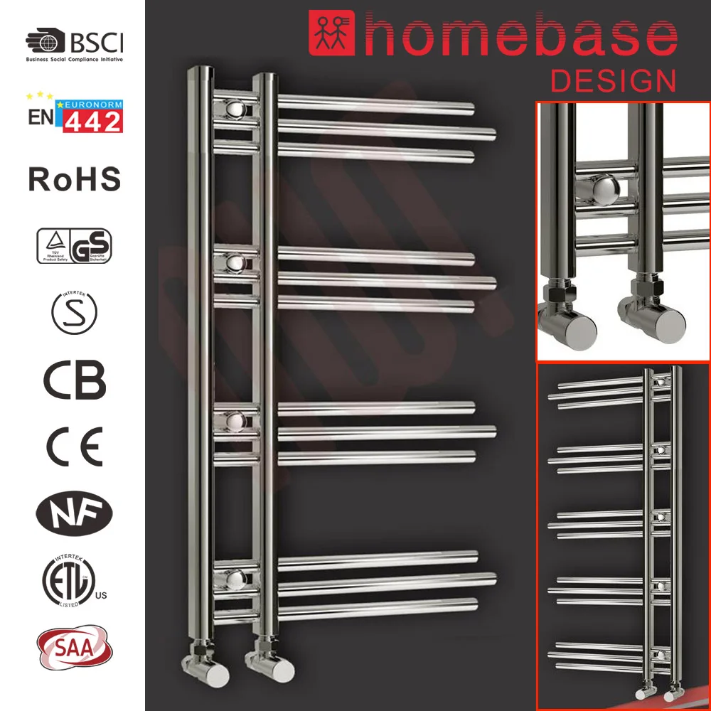 
Designer Heated Towel Rails Chrome Bathroom Towel Warmers Radiators 
