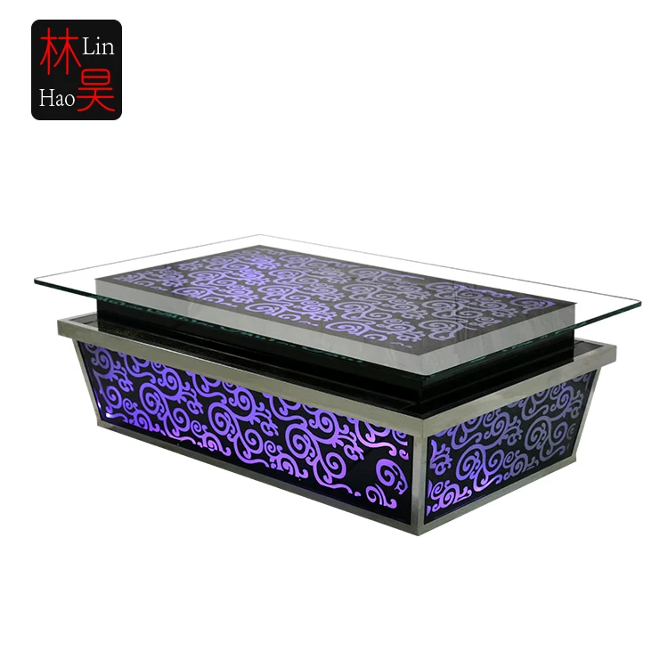 Indoor led light up glow cubes bar tables room furniture