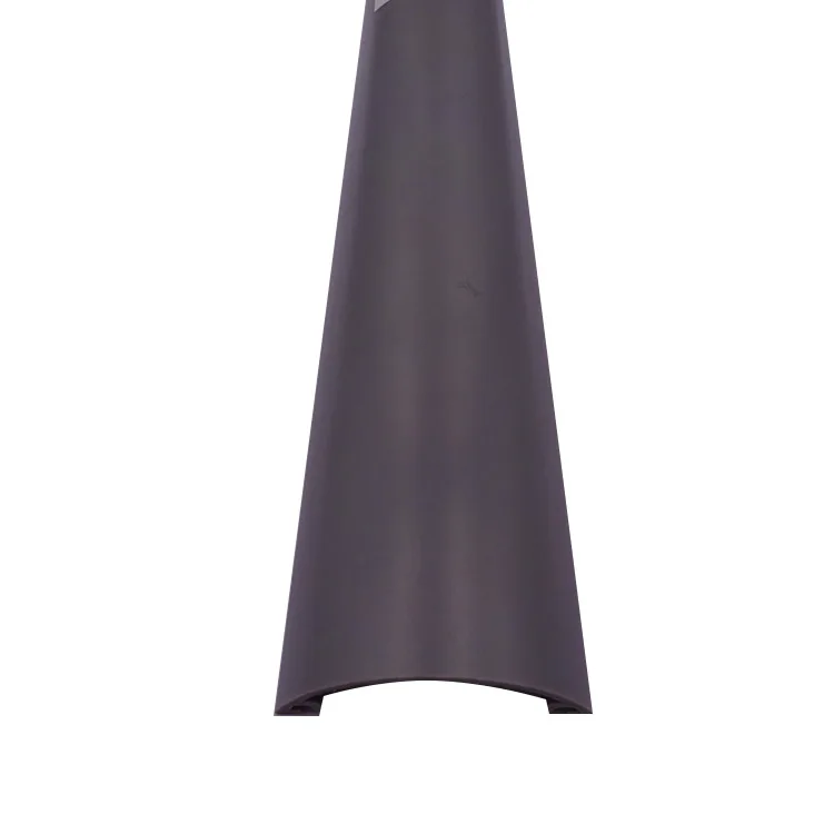 Пользовательские экструзии серый лампа основа экструдированный пластик