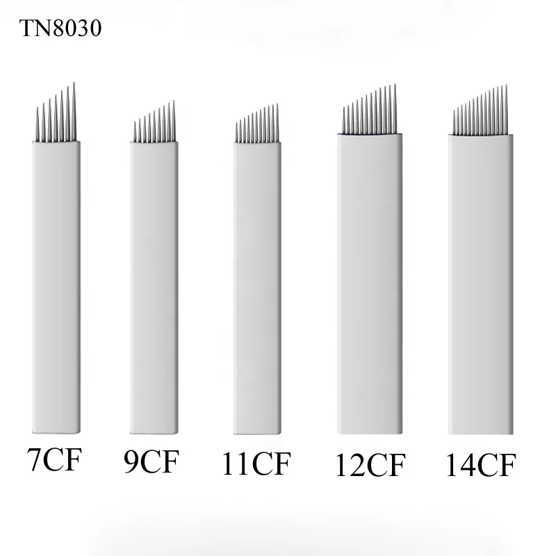 Microblading Blades Disposable Tattoo Needles Permanent Makeup Manual Tattoo Needle for Microblading Supplies Manual Pen