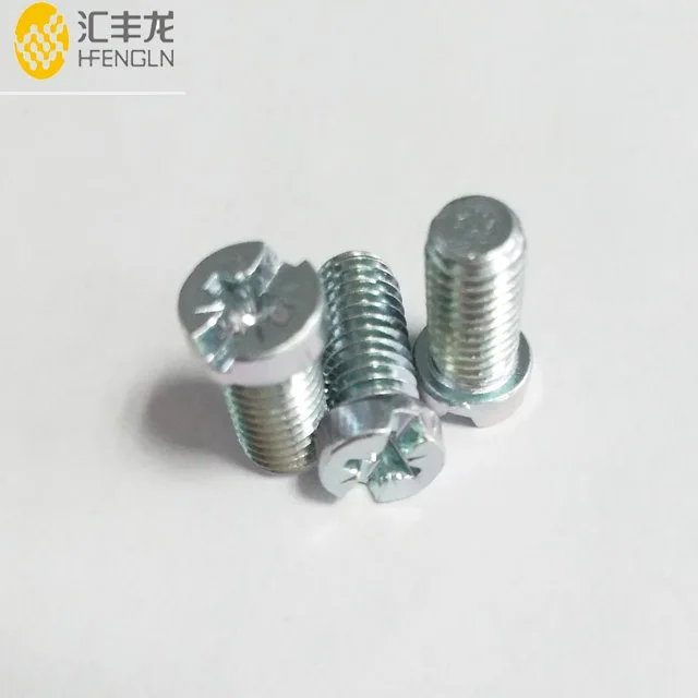 Steel / Brass thread head screws for switch and sockets assembling size bolts nuts screws