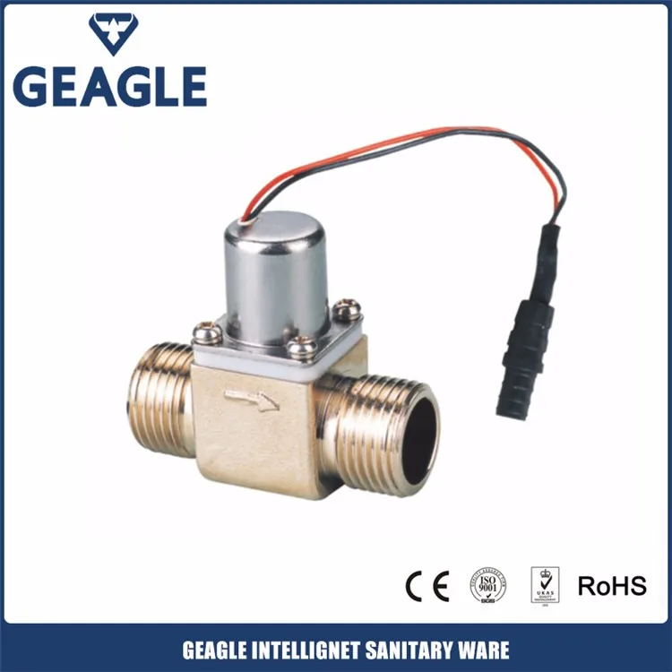 6V Auto Induction Electric Water Control Solenoid Toilet Flush Valve