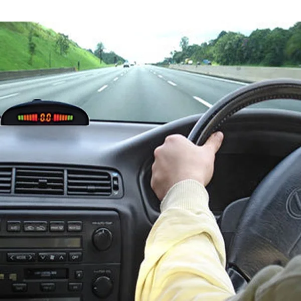 
Rainbow LED Display Parktronics 8 Sensors System Safe For Parking 