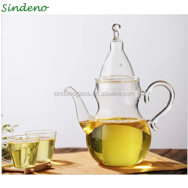 Heat Resistant Glass Tea Turkish Coffee Pot Coffee Maker Glass Arabic Coffee Pot