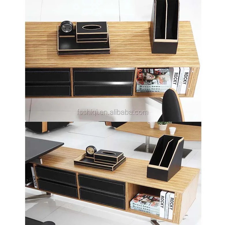 Modern office funiture aluminum base executive office desks