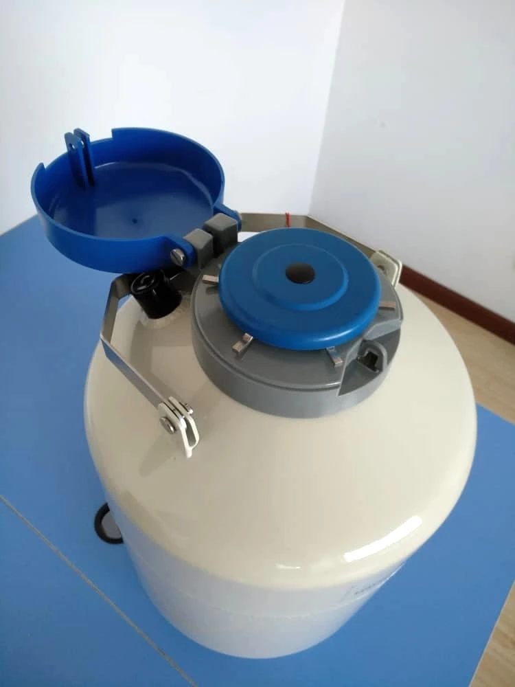Portable Yds 6 Liter 6L Cryogenic Thermos Nitrogen Dewar Tank Semen Transport Container For Pig Cow Sheep Cattle