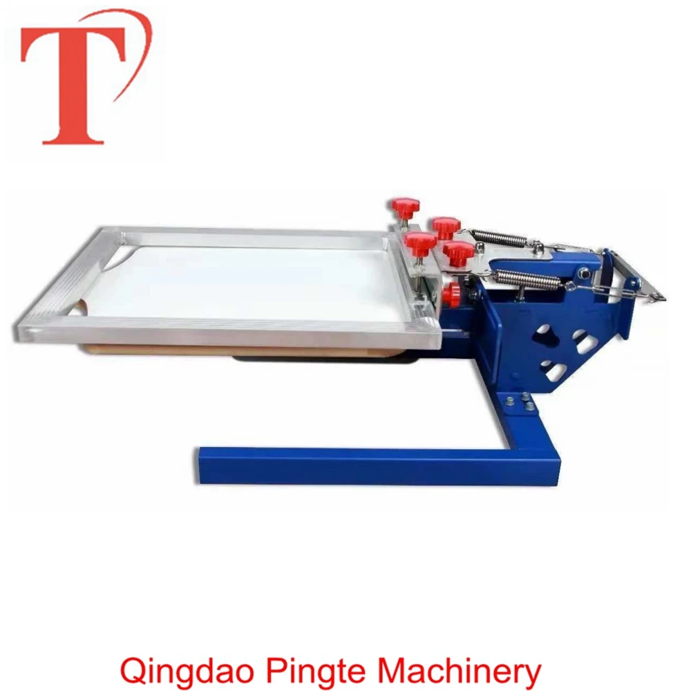 
1 station Micro-registrion Manual T-shirt Screen Printing Machine 