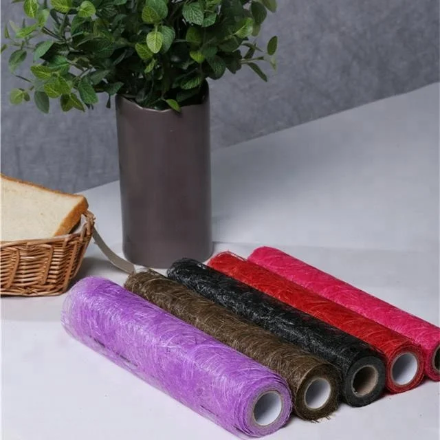 
50 gsm Deluxe Sizoweb Roll for table runner, long fiber nonwoven 