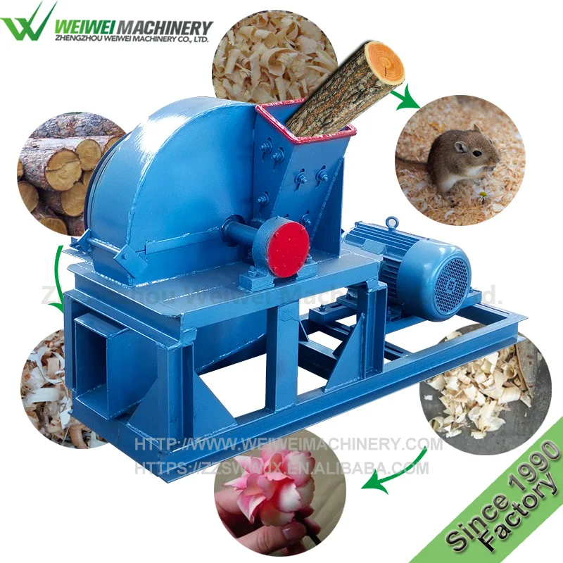 Weiwei woodworking machines wood log shaving machine leather shavings cutting hot sale