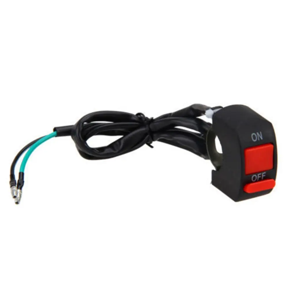 Black Red Kill ON-OFF Switch For ATV Motorcycle Scooter Dirt Bike w/7/8' 22mm Handle Bar